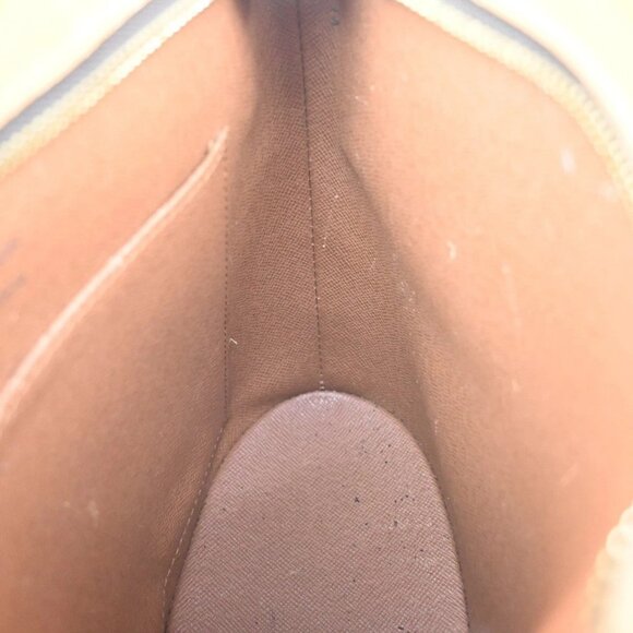 LOUIS VUITTON Logo Drouot Shoulder Bag Monogram Leather Brown - Picture 9 of 16